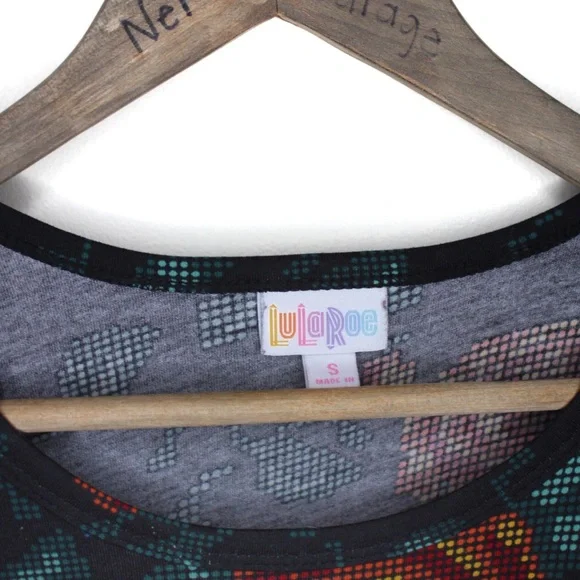 Floral Flowy Pull On Mixed Pattern Oversized Short Sleeve Dress Small Medium - Picture 2 of 6